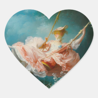 De Schommel Fragonard Hart Sticker