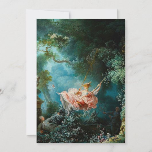 De Schommel Fragonard Kaart (Voorkant)