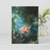 De Schommel Fragonard Kaart (Staand voorkant)