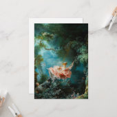De Schommel Fragonard Kaart (Voorkant / Achterkant in situ)
