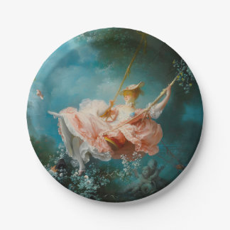 De Schommel Fragonard Papieren Bordje