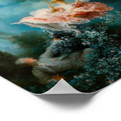 De Schommel Fragonard Poster (Hoek)