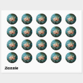 De Schommel Fragonard Ronde Sticker (Vel)