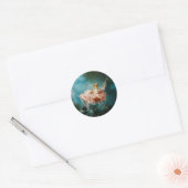 De Schommel Fragonard Ronde Sticker (Envelop)