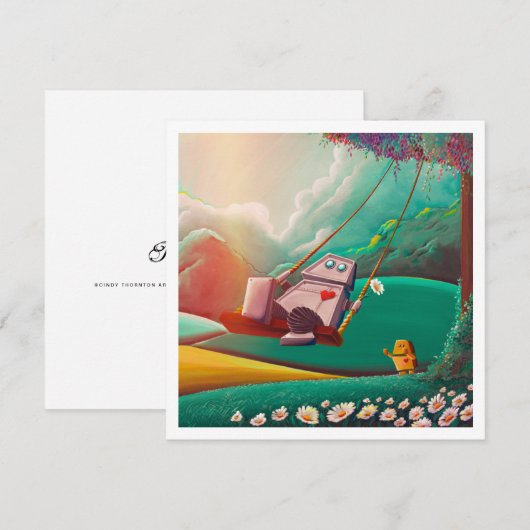De schommel - Mini Print (Voorkant / Achterkant)