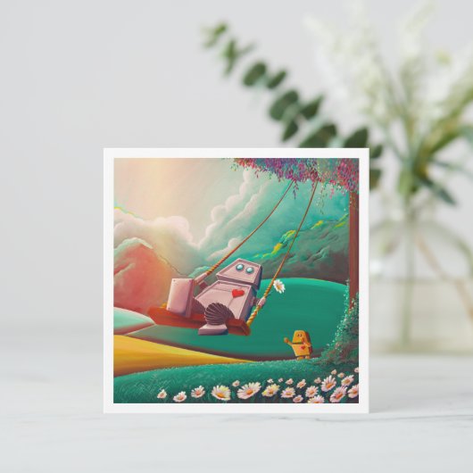 De schommel - Mini Print (Staand voorkant)