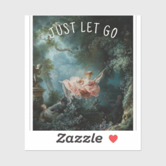 De Schommel van Fragonard – Laat gewoon los Sticker