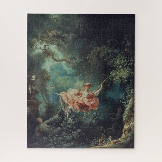 De Schommel van Fragonard – Rococo Kunst Legpuzzel (Verticaal)