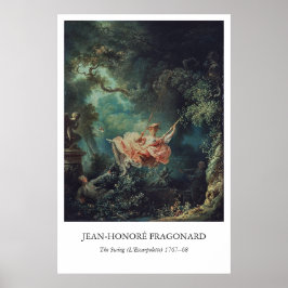 De Schommel van Fragonard – Rococokunst Poster
