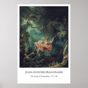 De Schommel van Fragonard – Rococokunst Poster