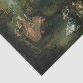 De schommel van Nicolas Lancret Tissuepapier (Detail)