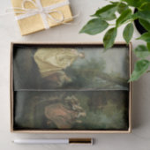 De schommel van Nicolas Lancret Tissuepapier (Geschenk)