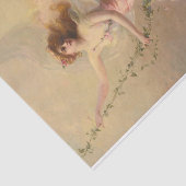 De schommeling door Edouard Bissson Tissuepapier (Detail)