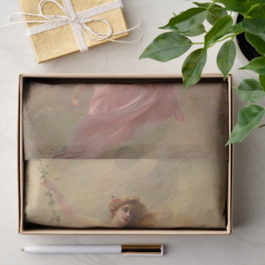 De schommeling door Edouard Bissson Tissuepapier (Geschenk)