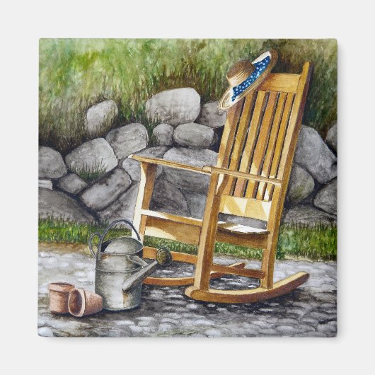 De schommelstoel magneet (Voorkant)