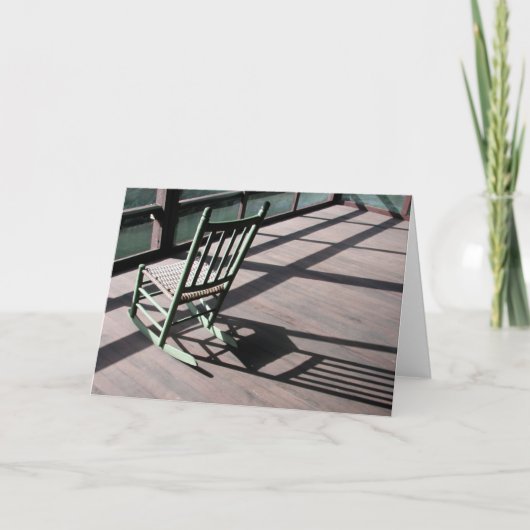 De schommelstoel van Adelynrood Kaart (Voorkant)