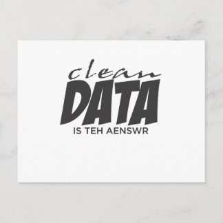 De schone Gegevens zijn het Antwoord Briefkaart