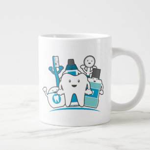 De Schone Teeth Gang Grote Koffiekop