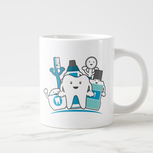 De Schone Teeth Gang Grote Koffiekop (Rechts)