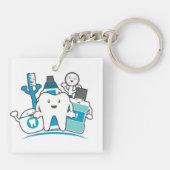 De Schone Teeth Gang Sleutelhanger (Achterkant)