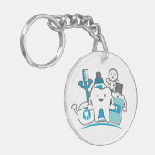 De Schone Teeth Gang Sleutelhanger (Voorkant Links)