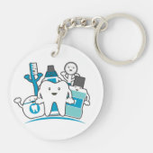 De Schone Teeth Gang Sleutelhanger (Achterkant)
