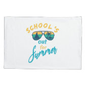 De school is in de zomer weg kussensloop (Achterkant)