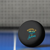 De school is in de zomer weg pingpongbal (Net)