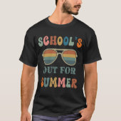 De school is in de zomer weg t-shirt (Voorkant)