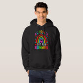 De school is klaar voor de zomergelukkige dag van hoodie (Voorkant volledig)