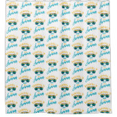 De school is uit voor de zomer douchegordijn (Voorkant)