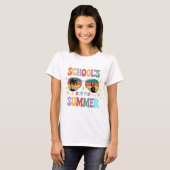 DE SCHOOL IS UIT VOOR DE ZOMER T-SHIRT (Voorkant volledig)
