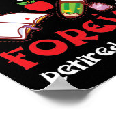 De school is uit voor het altijd gepensioneerde le poster (Hoek)