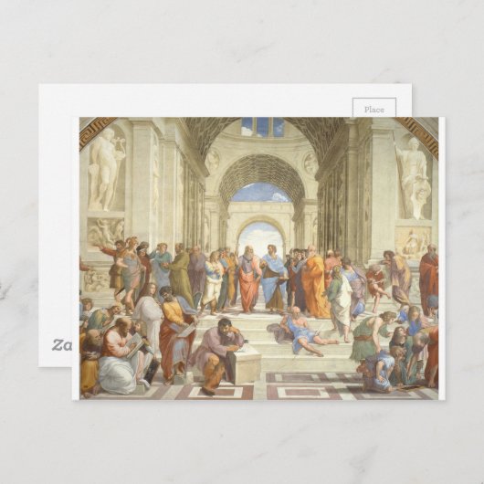 De school van Athene Briefkaart (Voorkant / Achterkant)