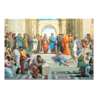 De school van Athene door Raphael