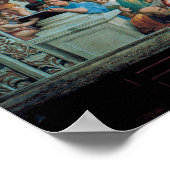 De school van Athene door Raphael Poster (Hoek)