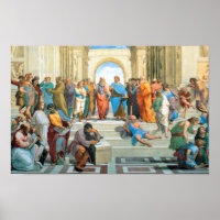 De school van Athene door Raphael