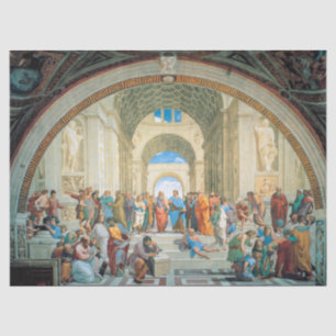 De school van Athene door Raphael Tissuepapier