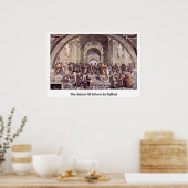 De school van Athene, Raffael Poster (Keuken)