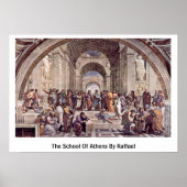De school van Athene, Raffael Poster (Voorkant)
