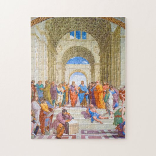 De school van Athene, Raphael Legpuzzel (Verticaal)
