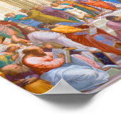 De school van Athene, Raphael Poster (Hoek)