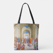 De school van Athene, Raphael Tote Bag (Achterkant)