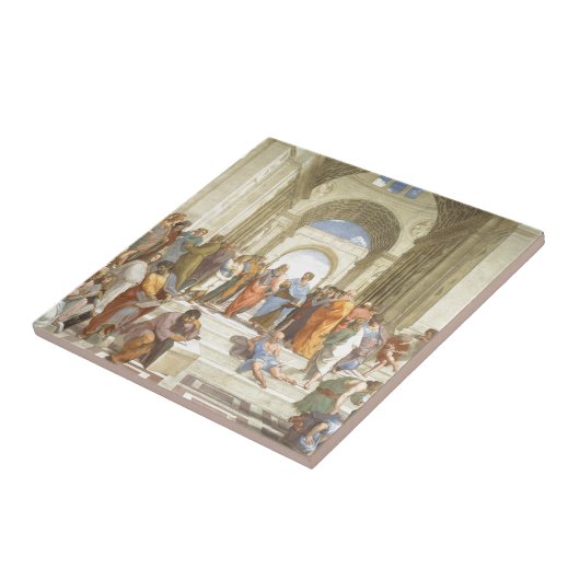 De school van Athene Tegeltje (Zijkant)