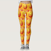 De School van de bal van sporten personaliseert Leggings (Voorkant)