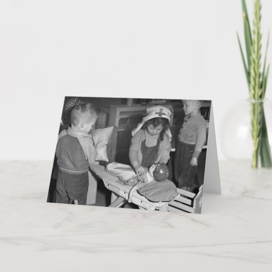 De School van de verzorging: jaren '40 Kaart (Voorkant)