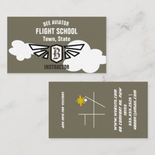 De School van de vlucht Visitekaartje