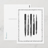 De School van het alfabet Briefkaart (Voorkant / Achterkant)