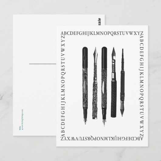 De School van het alfabet Briefkaart (Voorkant / Achterkant)