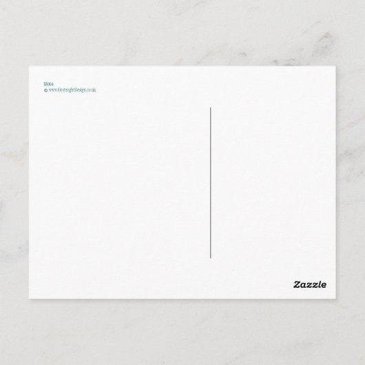 De School van het alfabet Briefkaart (Achterkant)